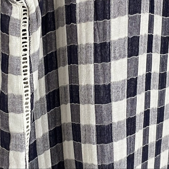 CLOTH & STONE sleeveless gingham top | M - Picture 4 of 7